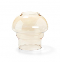 Hollowick Amber Lustre Mushroom Glass Globe (X)