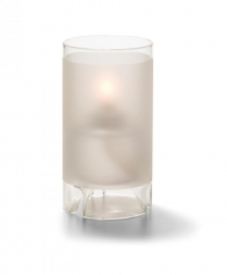 Hollowick Frosted Cylinder Glass Lamp (X)