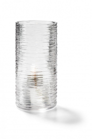 Hollowick Clear Typhoon Spun Glass Large Cylinder Lamp (X)