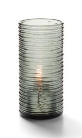 Hollowick Smoke Typhoon Spun Glass Large Cylinder Lamp (X)