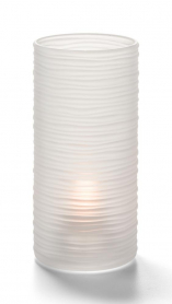 Hollowick Satin Crystal Typhoon Spun Glass Cylinder Lamp(x)