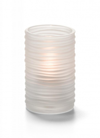Hollowick Satin Crystal Typhoon Spun Glass Cylinder lamp(x)
