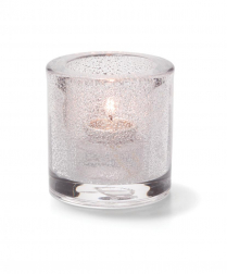 Hollowick Clear Jewel Thick Round Tealight Glass Lamp (X)