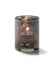 Hollowick Antique Black Cylinder Tealight Glass Lamp (X)