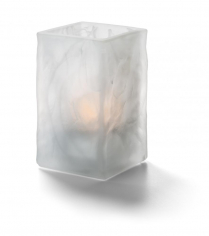 Hollowick Satin Crystal Wysp Glacier Votive Glass Lamp (X)