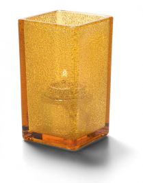Hollowick Amber Jewel Quad Votive Glass Lamp (X)