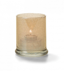 Hollowick Champagne Jewel Columns Votive Glass Lamp (X)