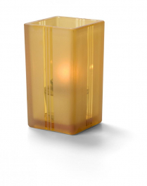 Hollowick Amber Art Deco Quad Votive Glass Lamp (X)