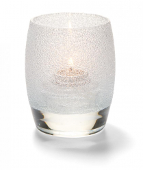 Hollowick Clear Ice Contour Votive Glass Lamp (X)