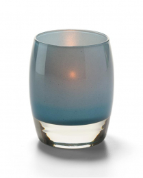 Hollowick Jade Aura Contour Votive Glass Lamp (X)