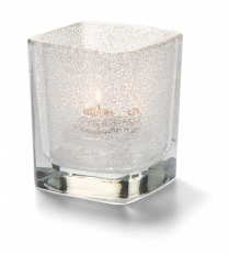 Hollowick Clear Jewel Tetra Votive Glass Lamp (X)