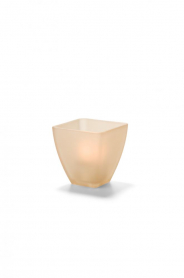 Hollowick Amber Satin Crystal Odyssey Votive Glass Lamp(x)