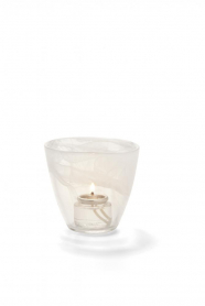 Hollowick White Wysp Votive Glass Lamp (X)