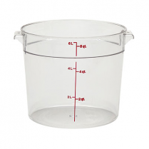CAMBRO CONTAINER RND 6QT CLEAR