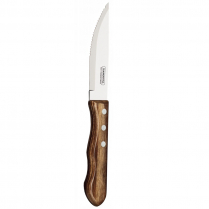 TRAMONTINA JUMBO STEAK KNIFE BROWN WOOD