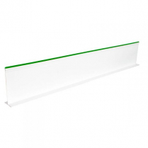 OMCAN 5" x 30" White Divider with Green Beading