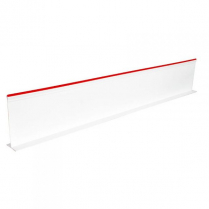 OMCAN 5" x 30" White Divider with Red Beading