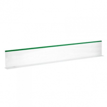 OMCAN 5" x 30" Clear Divider with Green Beading