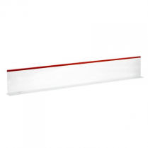 OMCAN 5" x 30" Clear Divider with Red Beading
