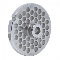 OMCAN European Style #22 stainless steel plate with hub, 8mm