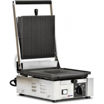 OMCAN Elite Series 10" x 9" Single Panini Grill with Top and