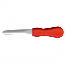 OMCAN 3 3/4-inch Oyster Knife with Red Handle