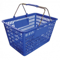 OMCAN Blue Plastic-Steel Shopping Basket