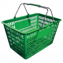 OMCAN Green Plastic-Steel Shopping Basket