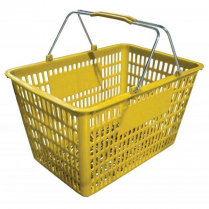 OMCAN Yellow Plastic-Steel Shopping Basket