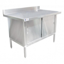 OMCAN 30" x 48" 430 Stainless Steel Knock-down Worktable - O