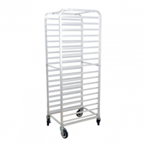 OMCAN Aluminum Pan Rack with Curved Top - 18 slides