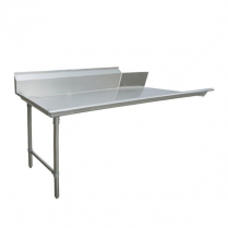 OMCAN 60-inch Stainless Steel Clean Dish Table - Left Side