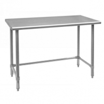 OMCAN 24" x 24" Stainless Steel Worktable With Leg Brace and