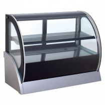 OMCAN 115 L Countertop Curved Glass Refrigerated Display wit