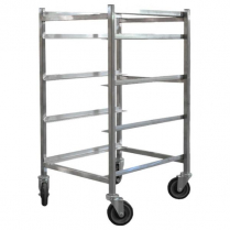 OMCAN Stainless Steel Universal Flat Top Rack with 5 Slides