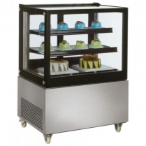 OMCAN 48-inch Square Edge Refrigerated Floor Display Case wi