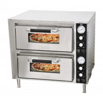 OMCAN Countertop Double Quartz Pizza Oven