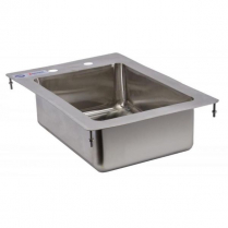 OMCAN 10" x 14" x 5" Stainless Steel Single Tub Drop in Sink