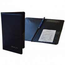 OMCAN Black Bill Holder with Credit Card Receptacle