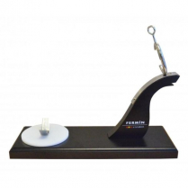 OMCAN Prosciutto Holders with Black Lacquered Wooden Base