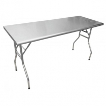 OMCAN 24" x 72" Stainless Steel Folding Table
