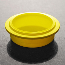 OMCAN Plastic Yellow Beaker Lid