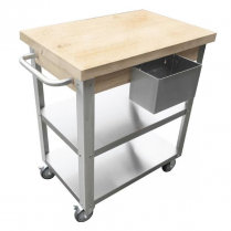 OMCAN CHEESE TASTING CART w/ MAPLE TOP