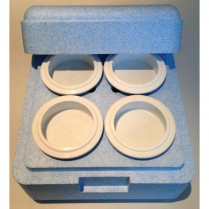 OMCAN Insulating Box for 4 Pacotizing Beakers