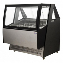 OMCAN Gelato Display Case with 600 L capacity