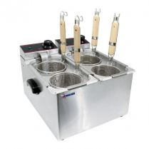 OMCAN Countertop Electric Pasta Cooker - 4L (x2) capacity