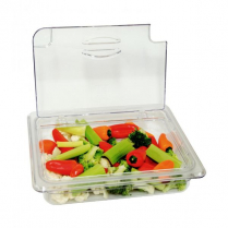 OMCAN 1/2 Polycarbonate Clear Flip Lid with Gap
