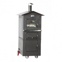 OMCAN 28-inch Wood Burning Oven with Indirect Combustion Cha