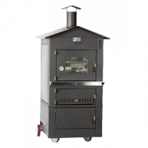 OMCAN 31-inch Wood Burning Oven with Indirect Combustion Cha