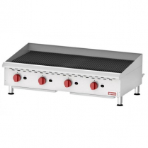 OMCAN Countertop Radiant Gas Char-Broiler with 4 Burners